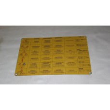 Under Bonnet Warning Plate